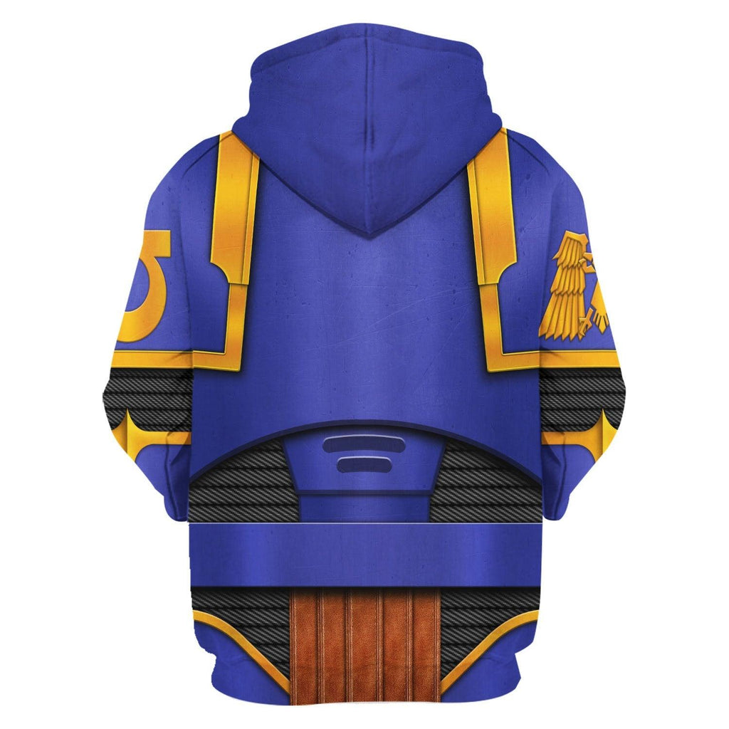 Ultramarines Captain T-shirt Hoodie Sweatpants Cosplay - CustomsPig