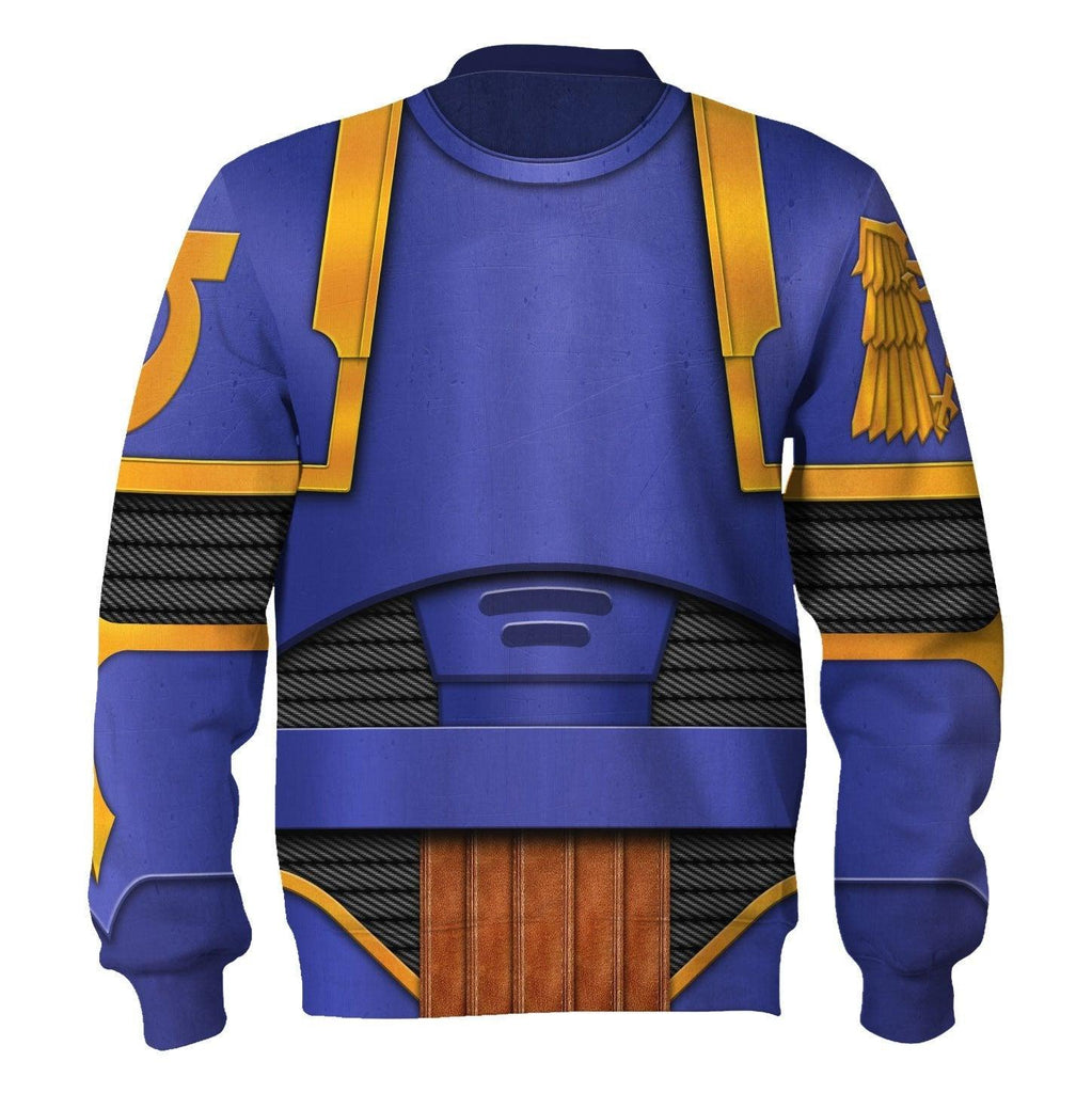 Ultramarines Captain T-shirt Hoodie Sweatpants Cosplay - CustomsPig