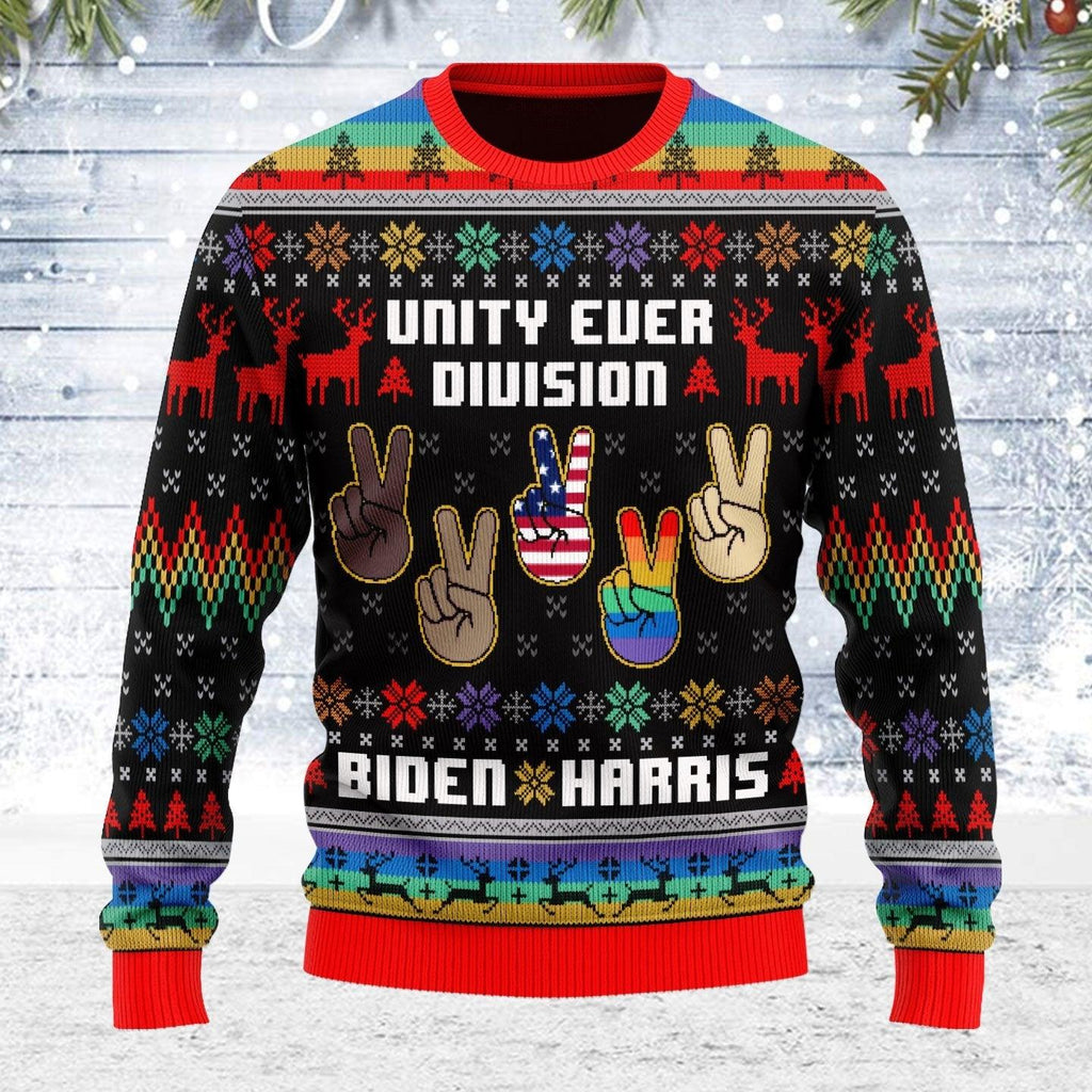 Unity Ever Division Ugly Christmas Sweater - CustomsPig