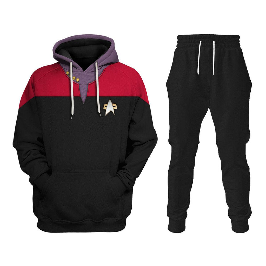 Voyager Red Costume Hoodie Sweatshirt T-Shirt Sweatpants Apparel - CustomsPig.com