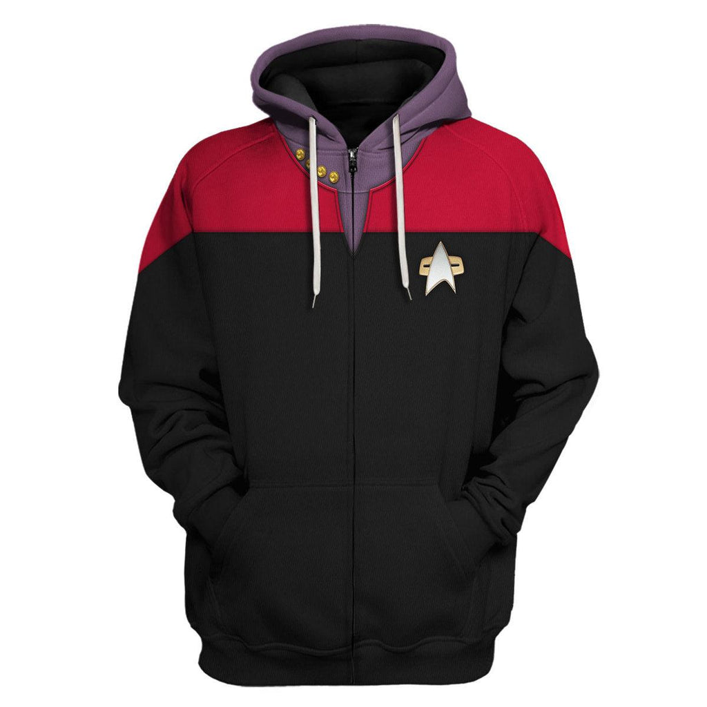 Voyager Red Costume Hoodie Sweatshirt T-Shirt Sweatpants Apparel - CustomsPig.com