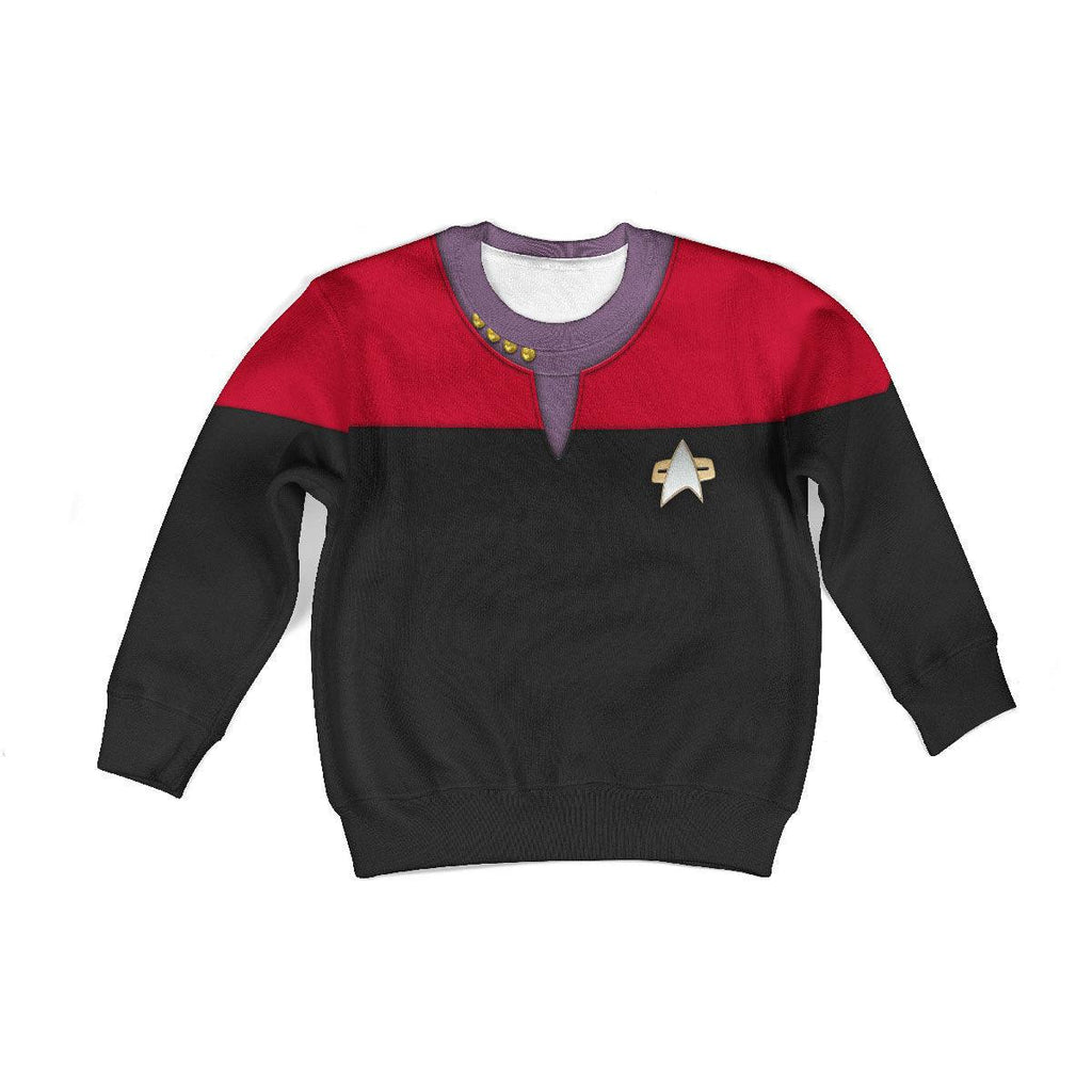 Voyager Red Uniform Kid Hoodie Sweatshirt T-Shirt - CustomsPig.com