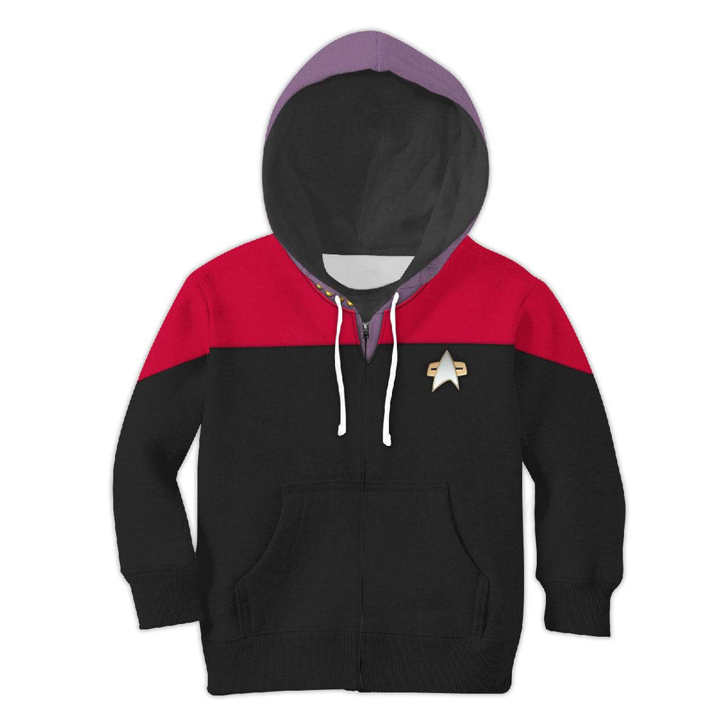 Voyager Red Uniform Kid Hoodie Sweatshirt T-Shirt - CustomsPig.com