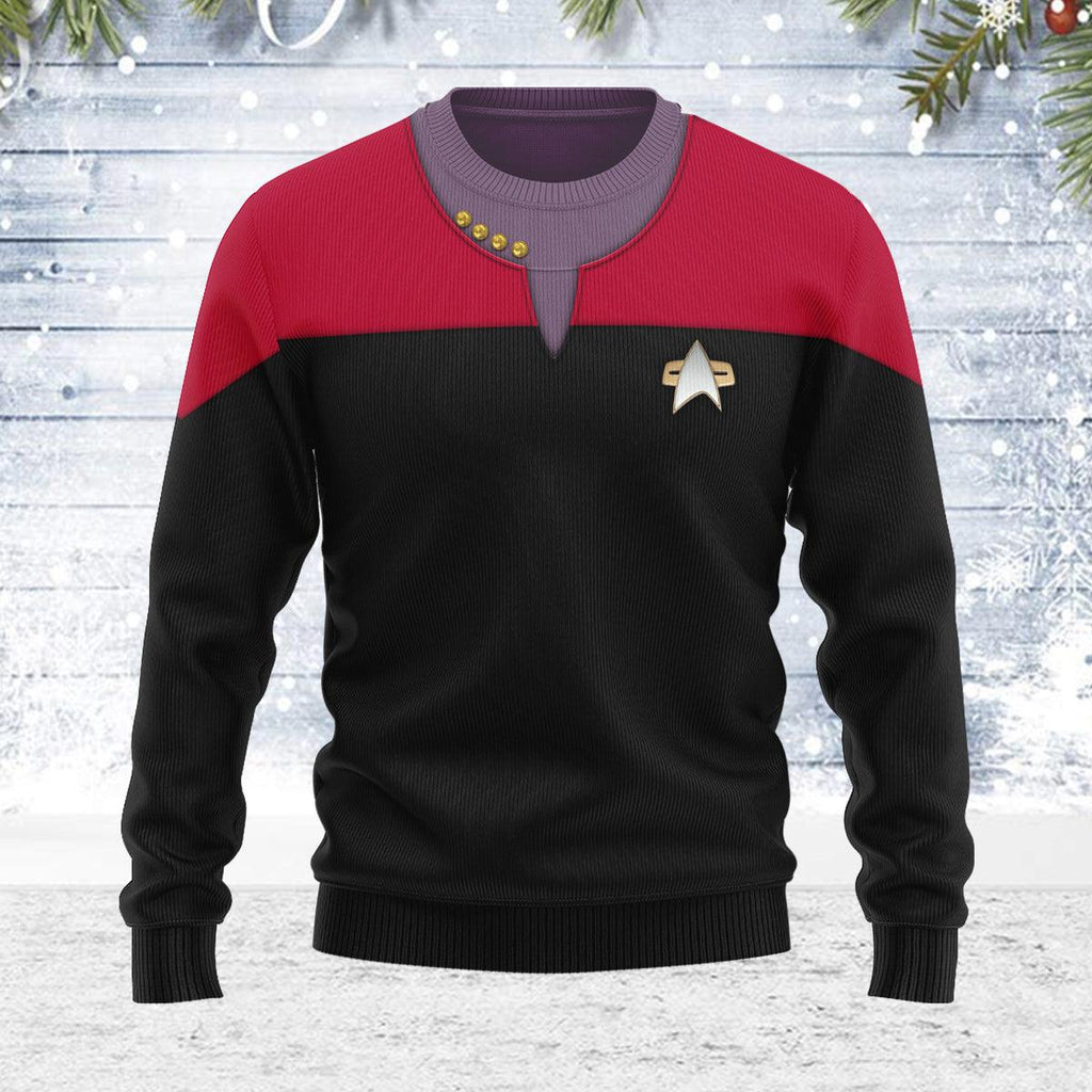 Voyager Themed Costume Christmas Wool Sweater - CustomsPig.com