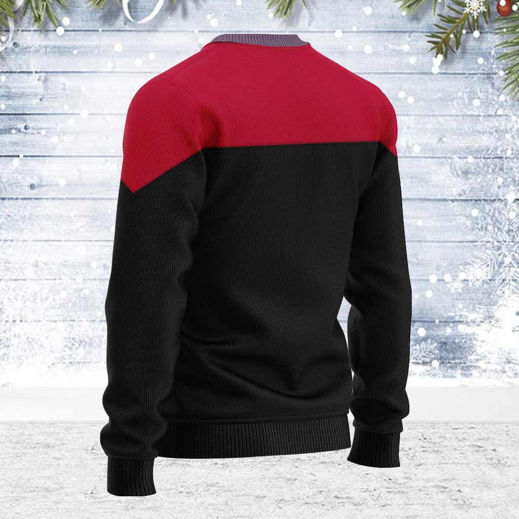 Voyager Themed Costume Christmas Wool Sweater - CustomsPig.com