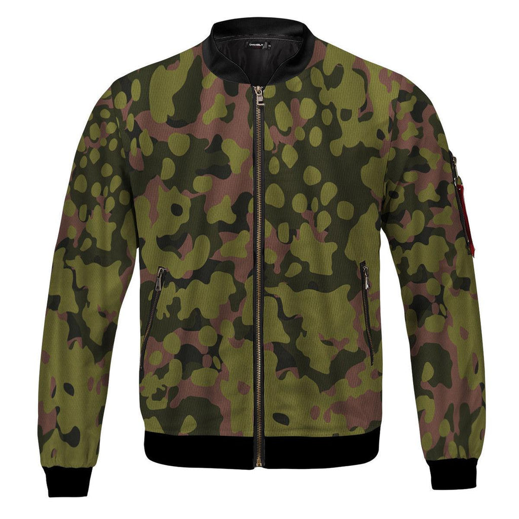 Waffen SS Type II M42 Oakleaf A Smock Dark Variant Bomber Jacket - CustomsPig