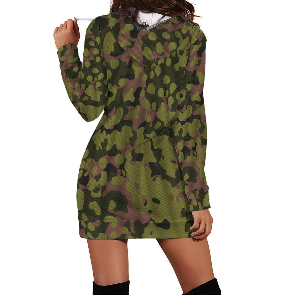 Waffen SS Type II M42 Oakleaf A Smock Dark Variant Dress Hoodie - CustomsPig