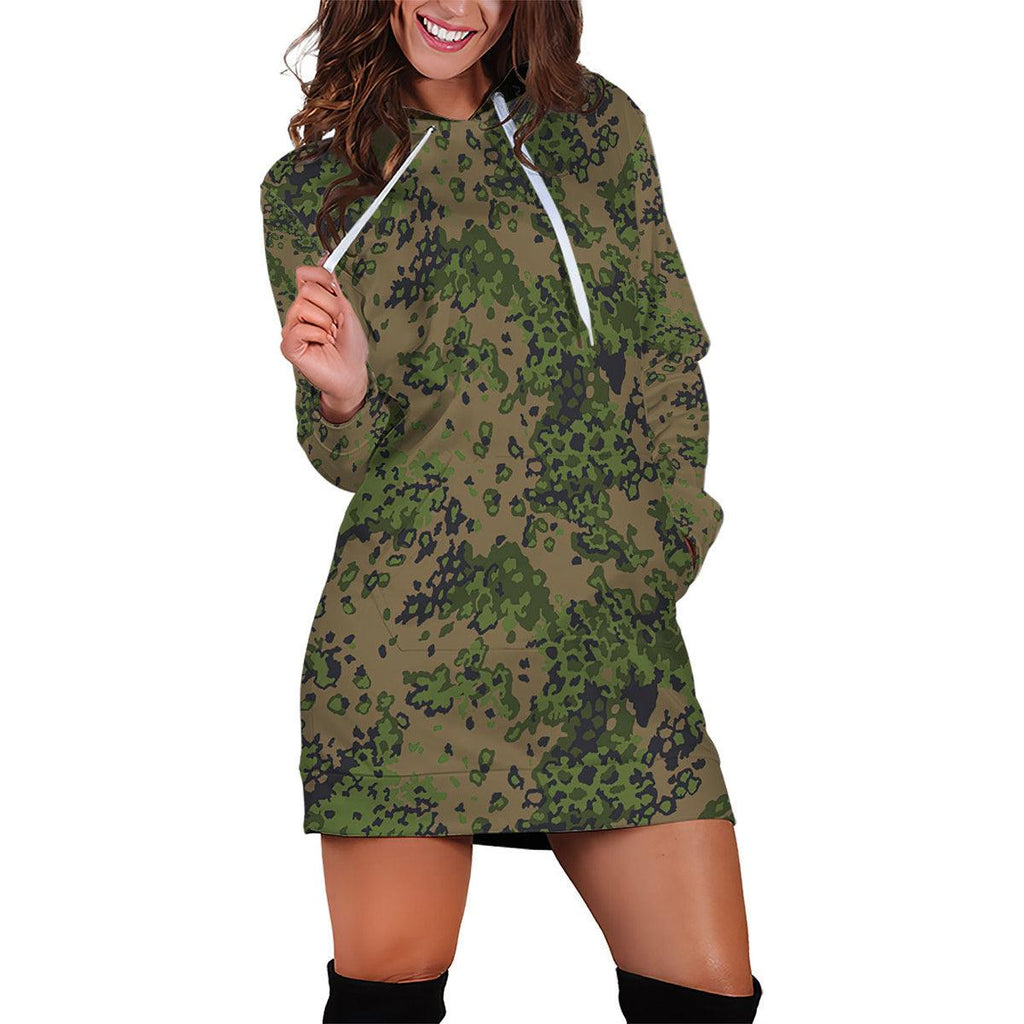 Waffen SS Type II M42 Oakleaf B Smock World War II, Nazi, Wermacht, Luftwaffe, Waffen SS Dress Hoodie - CustomsPig
