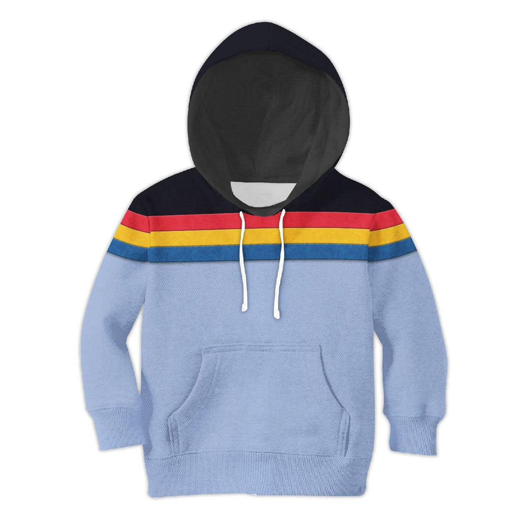 Wesley Crusher Costume Kid Hoodie Sweatshirt T-Shirt - CustomsPig.com