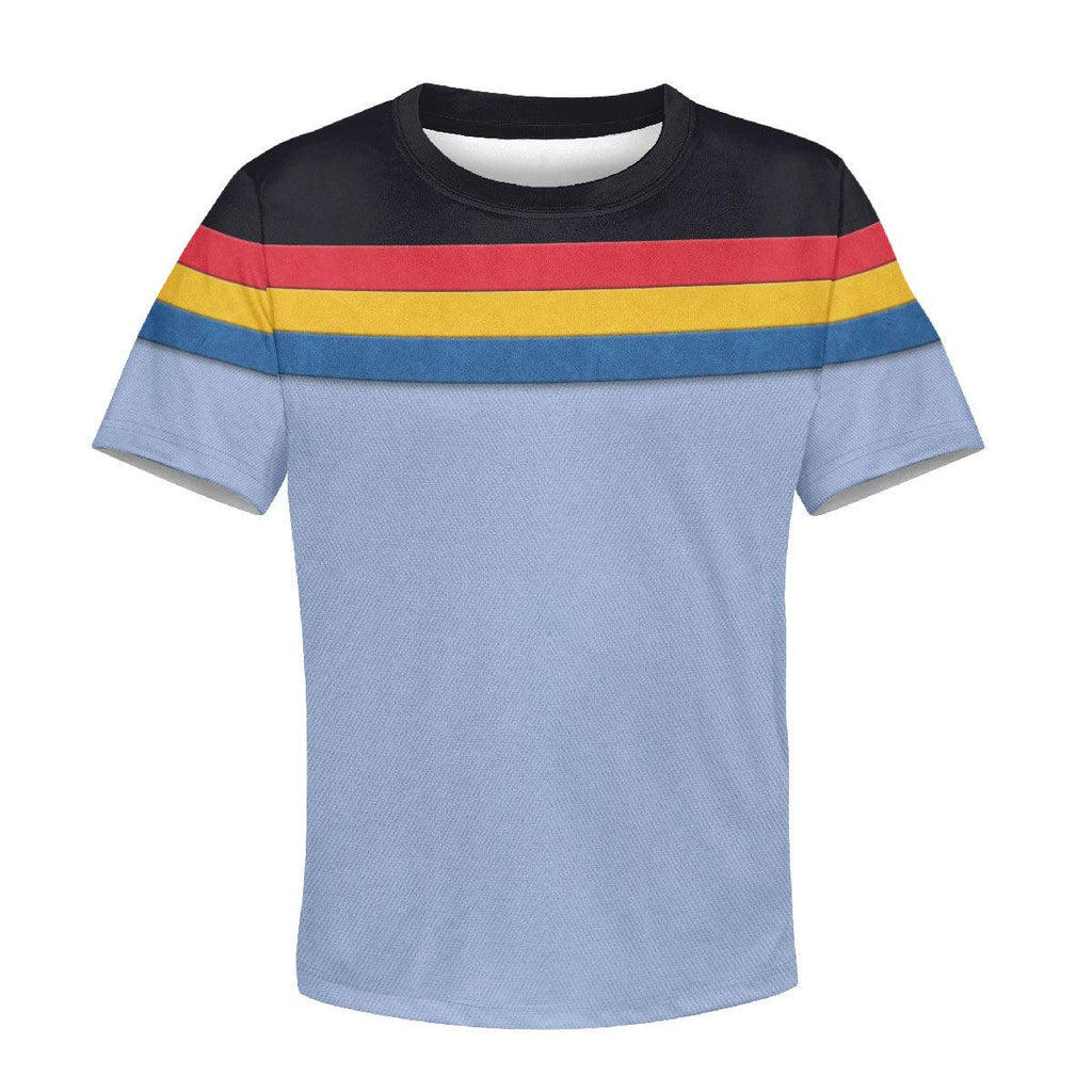 Wesley Crusher Costume Kid Hoodie Sweatshirt T-Shirt - CustomsPig.com