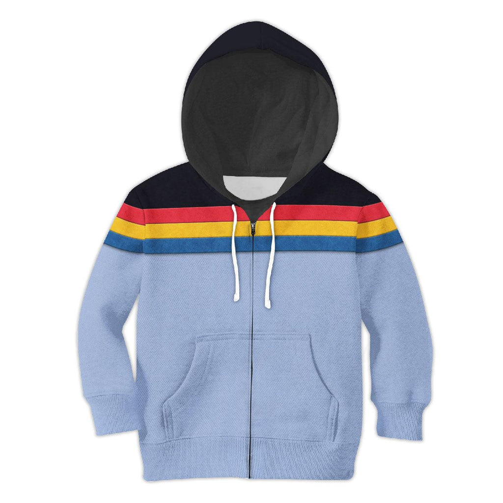 Wesley Crusher Costume Kid Hoodie Sweatshirt T-Shirt - CustomsPig.com