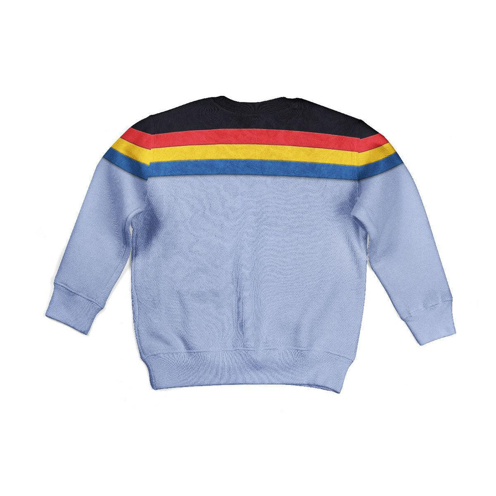 Wesley Crusher Costume Kid Hoodie Sweatshirt T-Shirt - CustomsPig.com