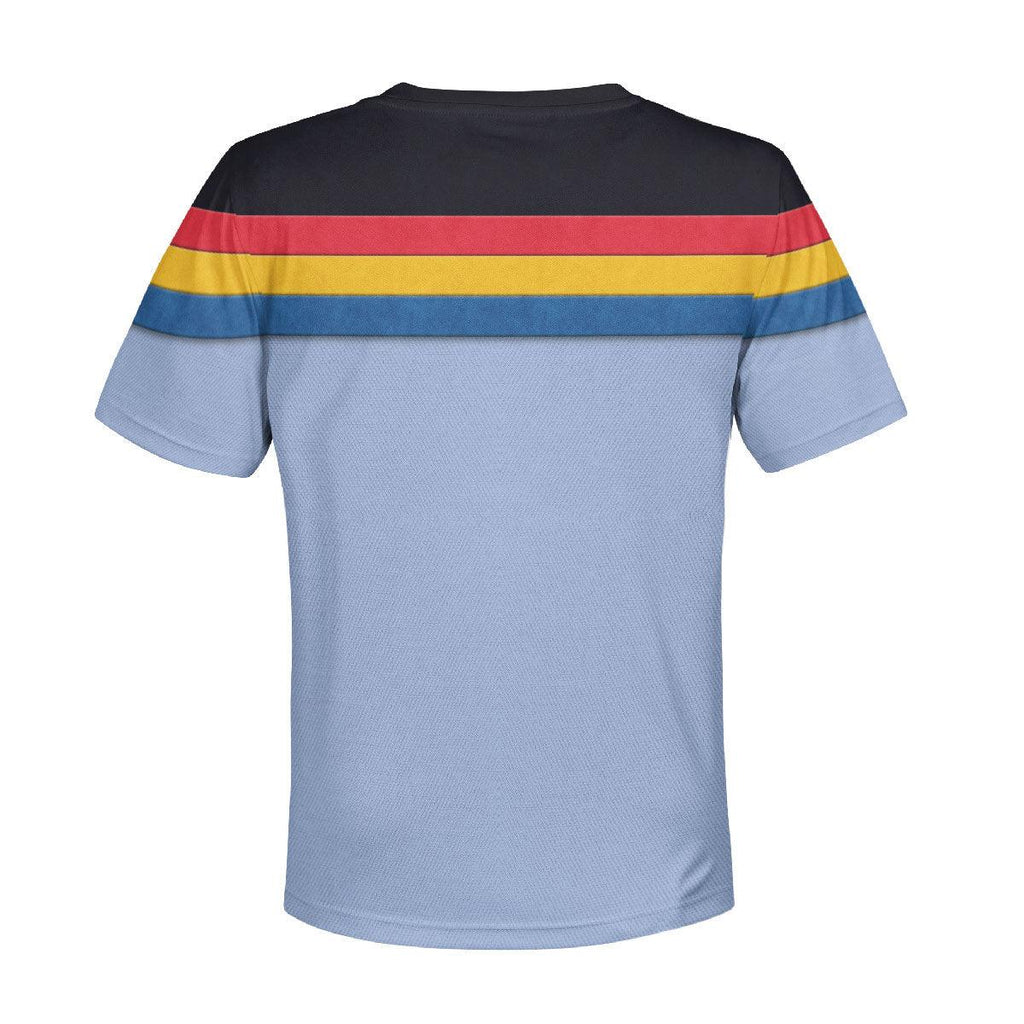 Wesley Crusher Costume Kid Hoodie Sweatshirt T-Shirt - CustomsPig.com