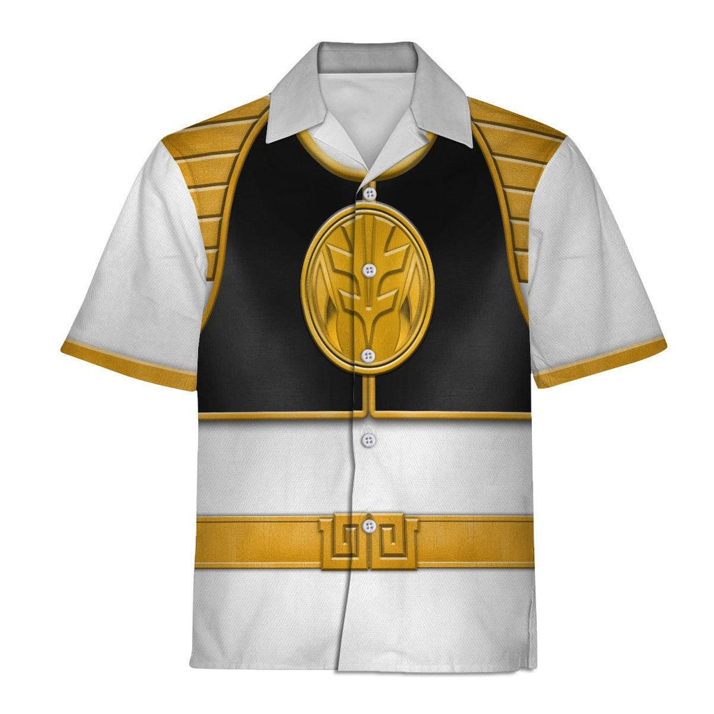 White Ranger Mighty Morphin Hoodies Sweatshirt T-shirt Hawaiian Tracksuit -  CustomsPig.com