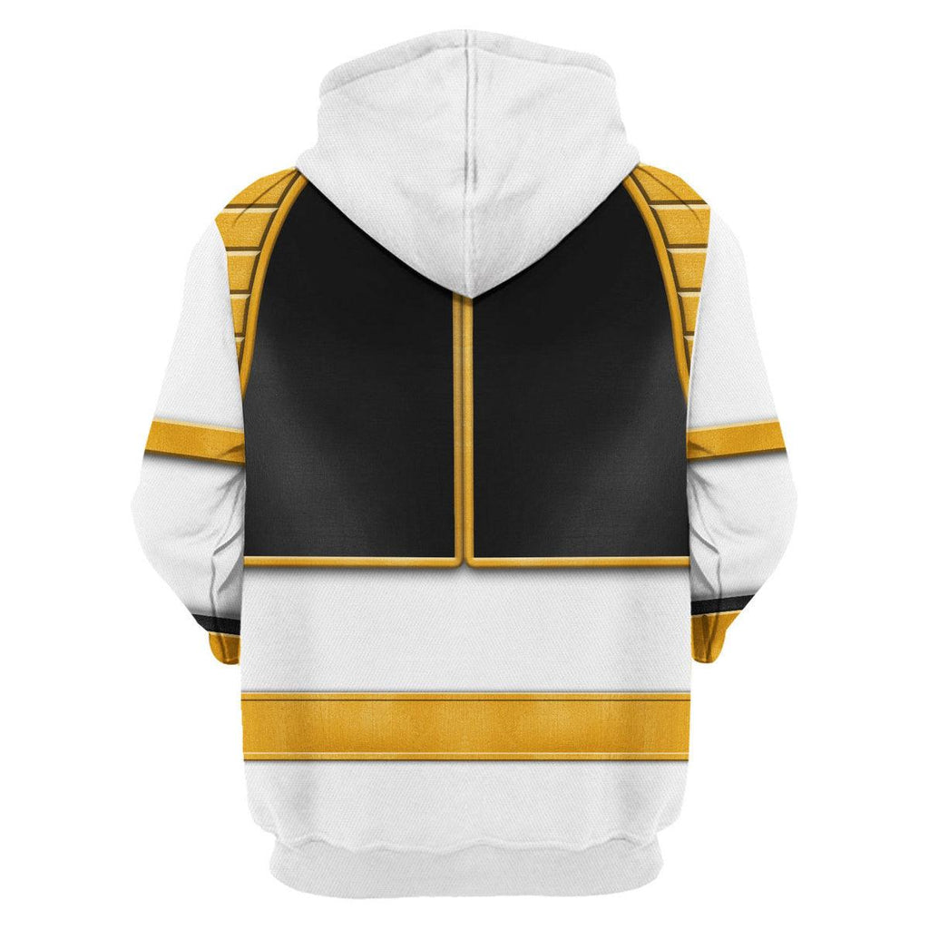 White Ranger Mighty Morphin Hoodies Sweatshirt T-shirt Hawaiian Tracksuit -  CustomsPig.com