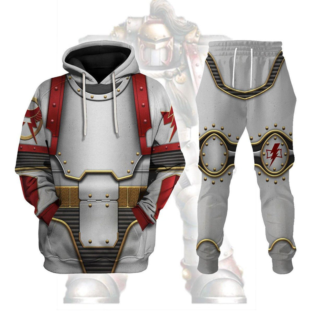 White Scars in Mark III Power Armor T-shirt Cotton Hoodie Sweatpants Cosplay - CustomsPig.com