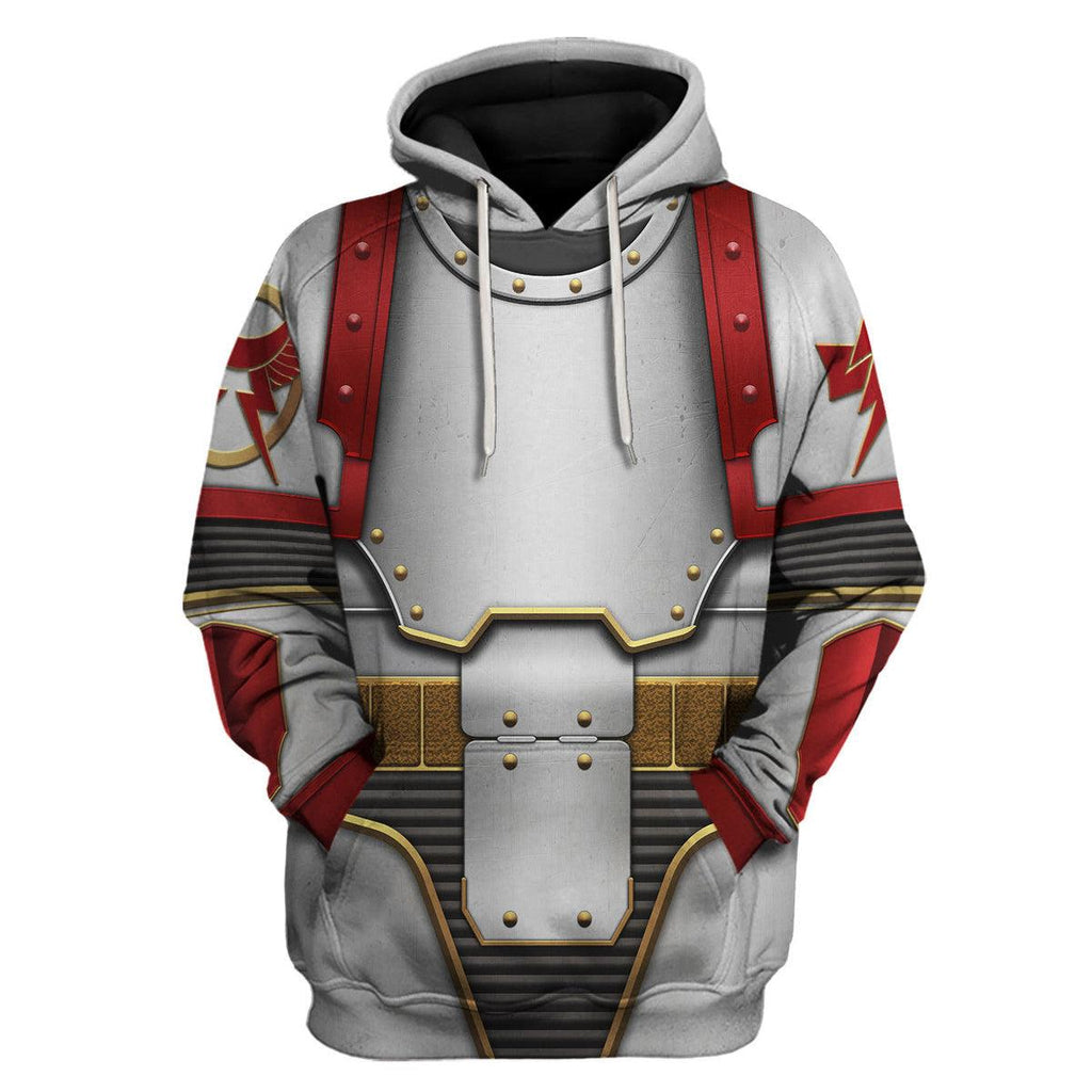 White Scars in Mark III Power Armor T-shirt Cotton Hoodie Sweatpants Cosplay - CustomsPig.com