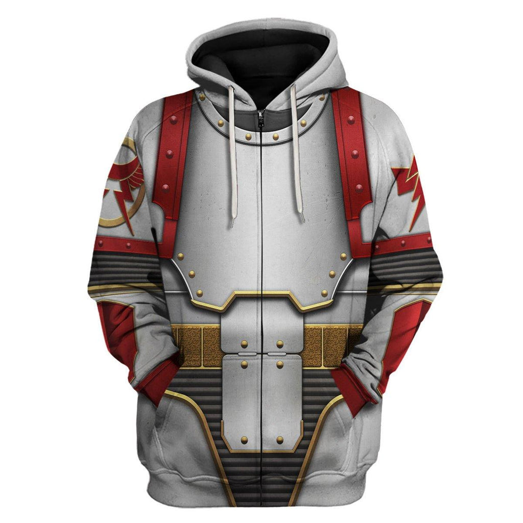 White Scars in Mark III Power Armor T-shirt Cotton Hoodie Sweatpants Cosplay - CustomsPig.com