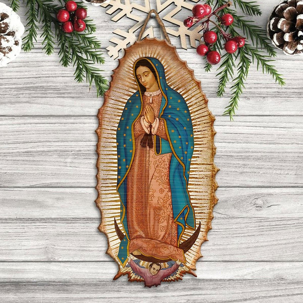 Wood Ornament Our Lady Of Guadalupe - CustomsPig