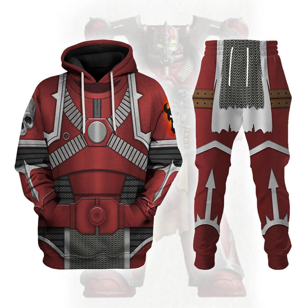 Word Bearers Legion Colour Scheme T-shirt Hoodie Sweatpants Cosplay - CustomsPig