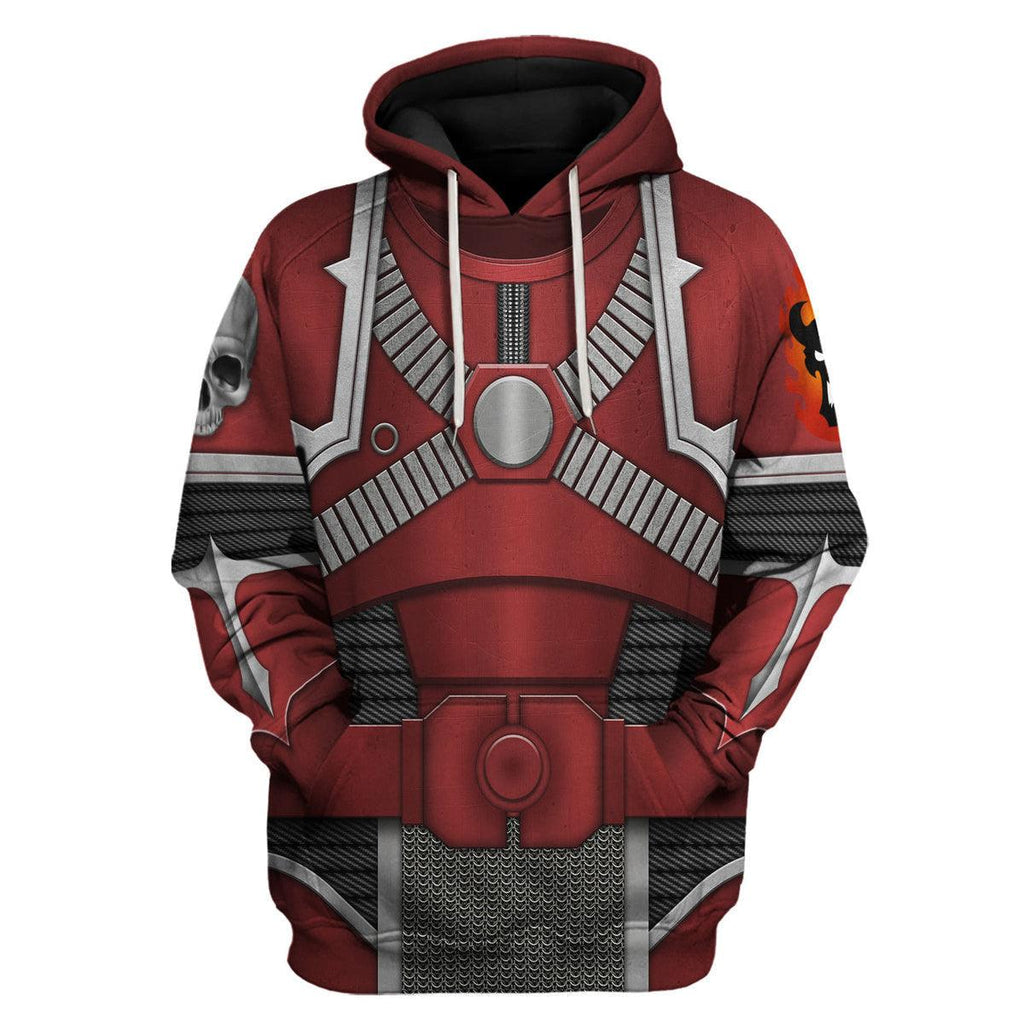 Word Bearers Legion Colour Scheme T-shirt Hoodie Sweatpants Cosplay - CustomsPig