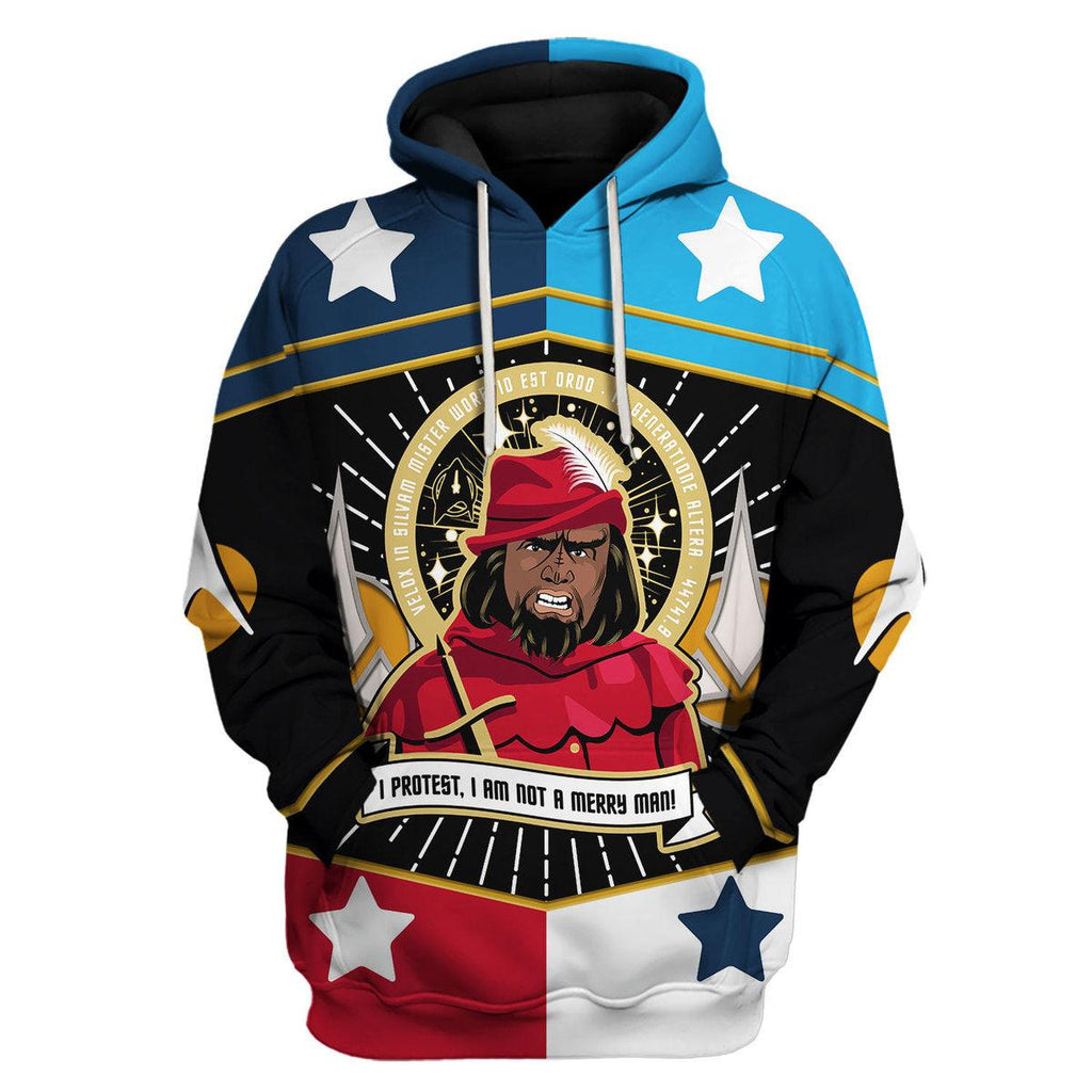 Worf is not a Merry Man Hoodie Sweatshirt T-shirt Apparel - CustomsPig.com