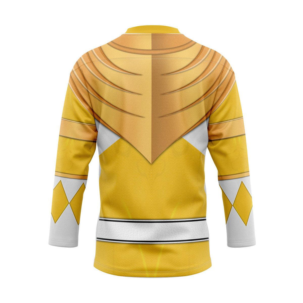 Yellow Ranger Dragon Shield Hockey Jersey -  CustomsPig.com