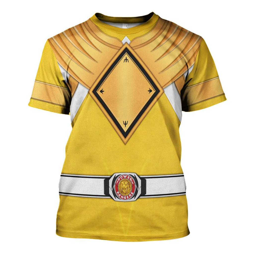 Yellow Ranger Dragon Shield Hoodies Sweatshirt T-shirt Hawaiian Tracksuit -  CustomsPig.com