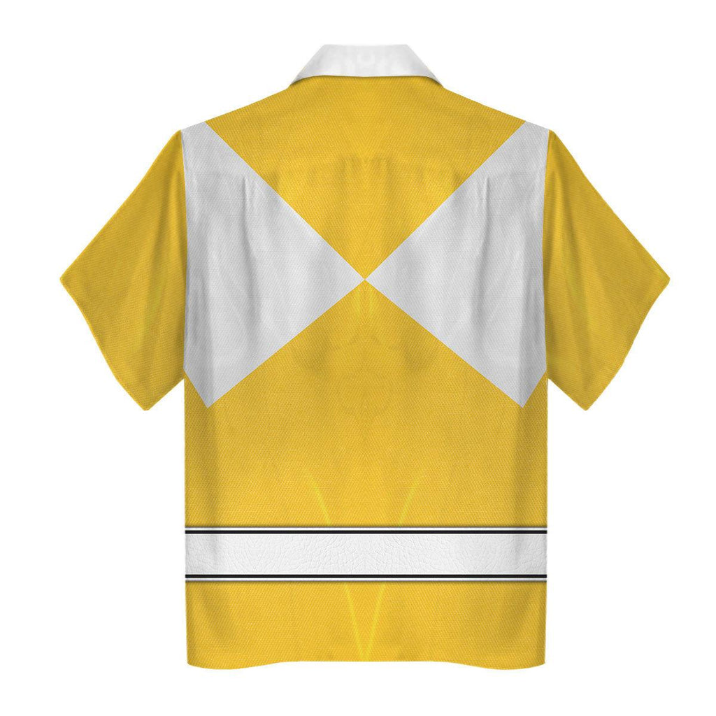 Yellow Ranger Mighty Morphin Hoodies Sweatshirt T-shirt Hawaiian Tracksuit -  CustomsPig.com