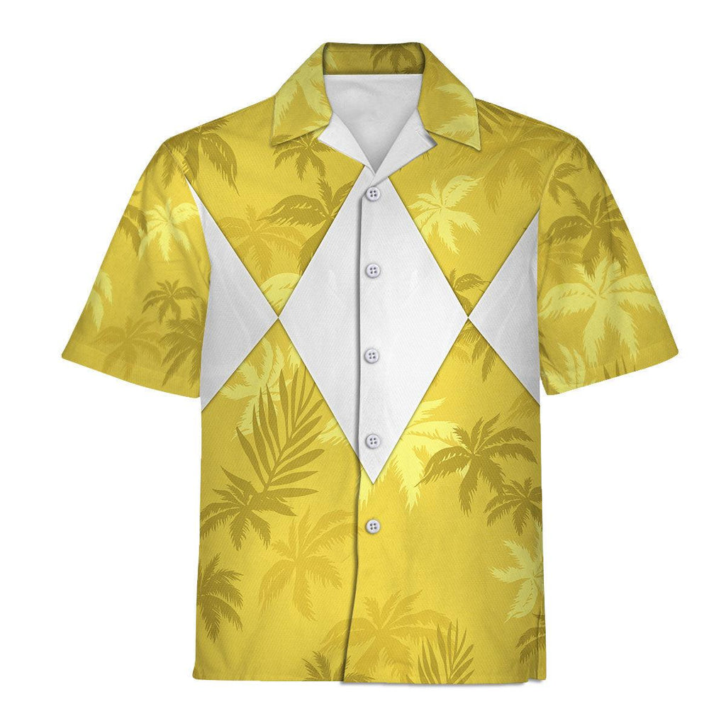 Yellow Ranger x Tommy Vercetti Hawaiian Shirt & Beach Shorts - CustomsPig.com