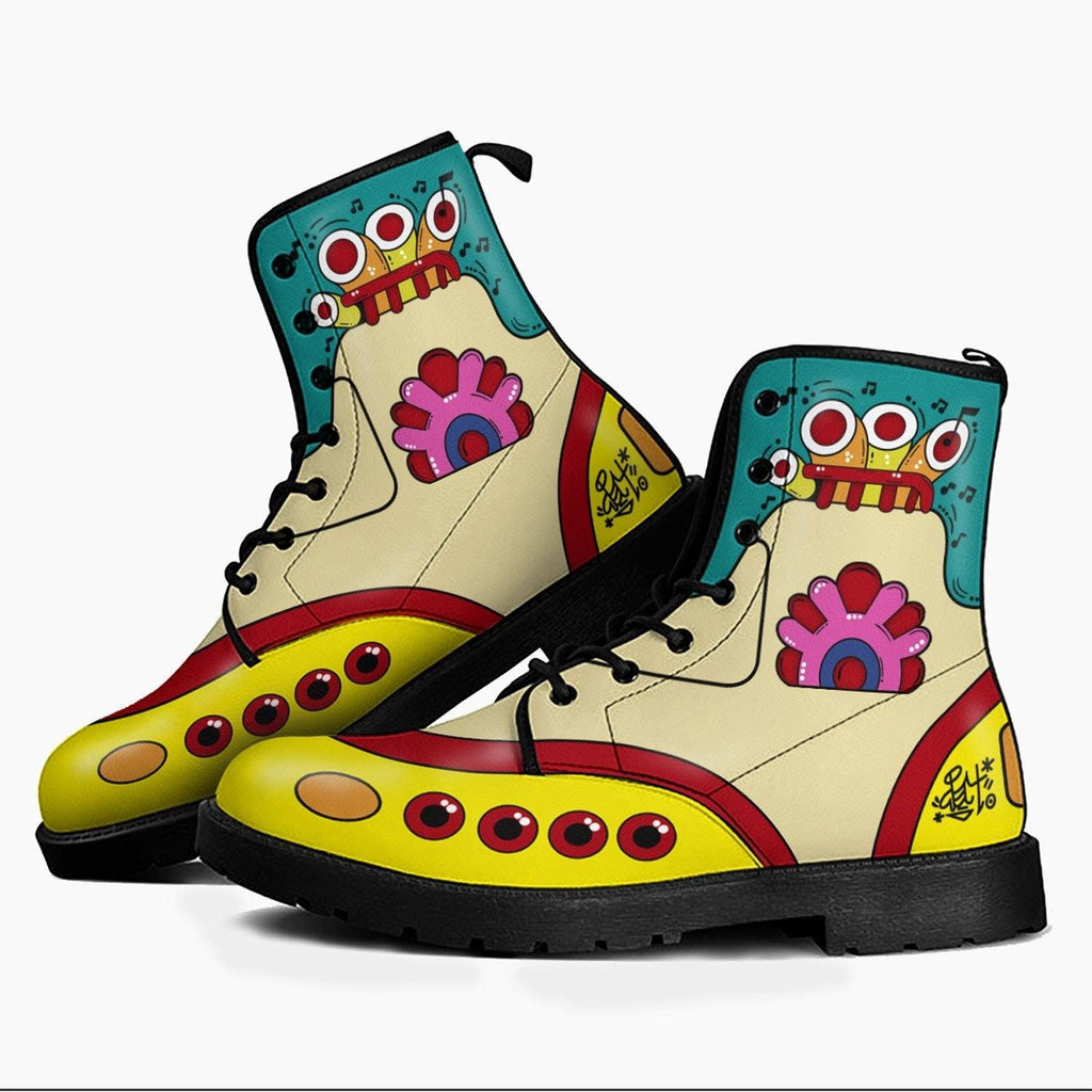Yellow Submarine The Beatles Boots - DucG