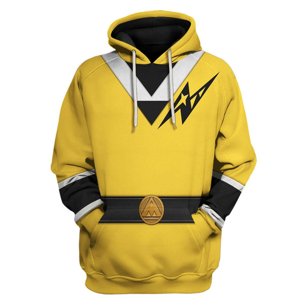 Yellow Tideus Ranger Hoodies Sweatshirt T-shirt Hawaiian Sweatpants - CustomsPig.com