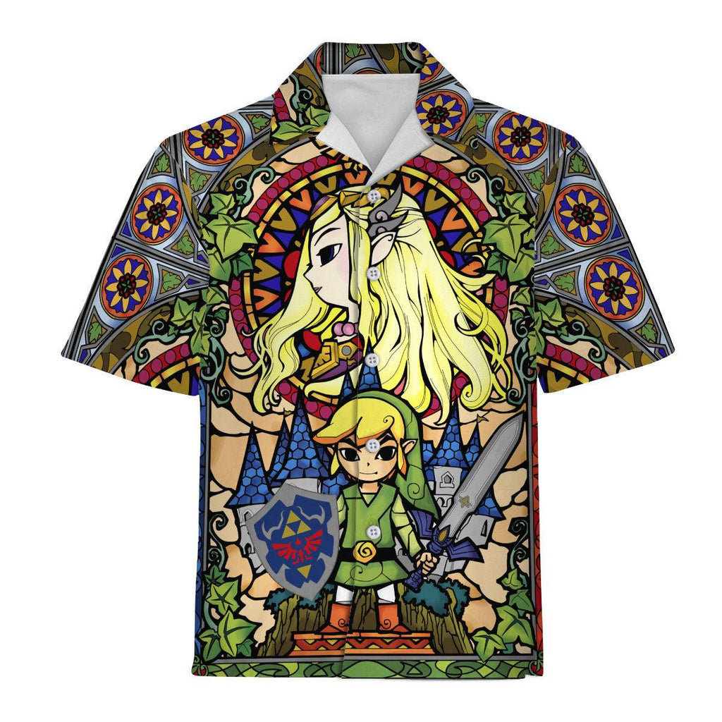 Zelda Windwaker Hawaiian Shirt - CustomsPig.com