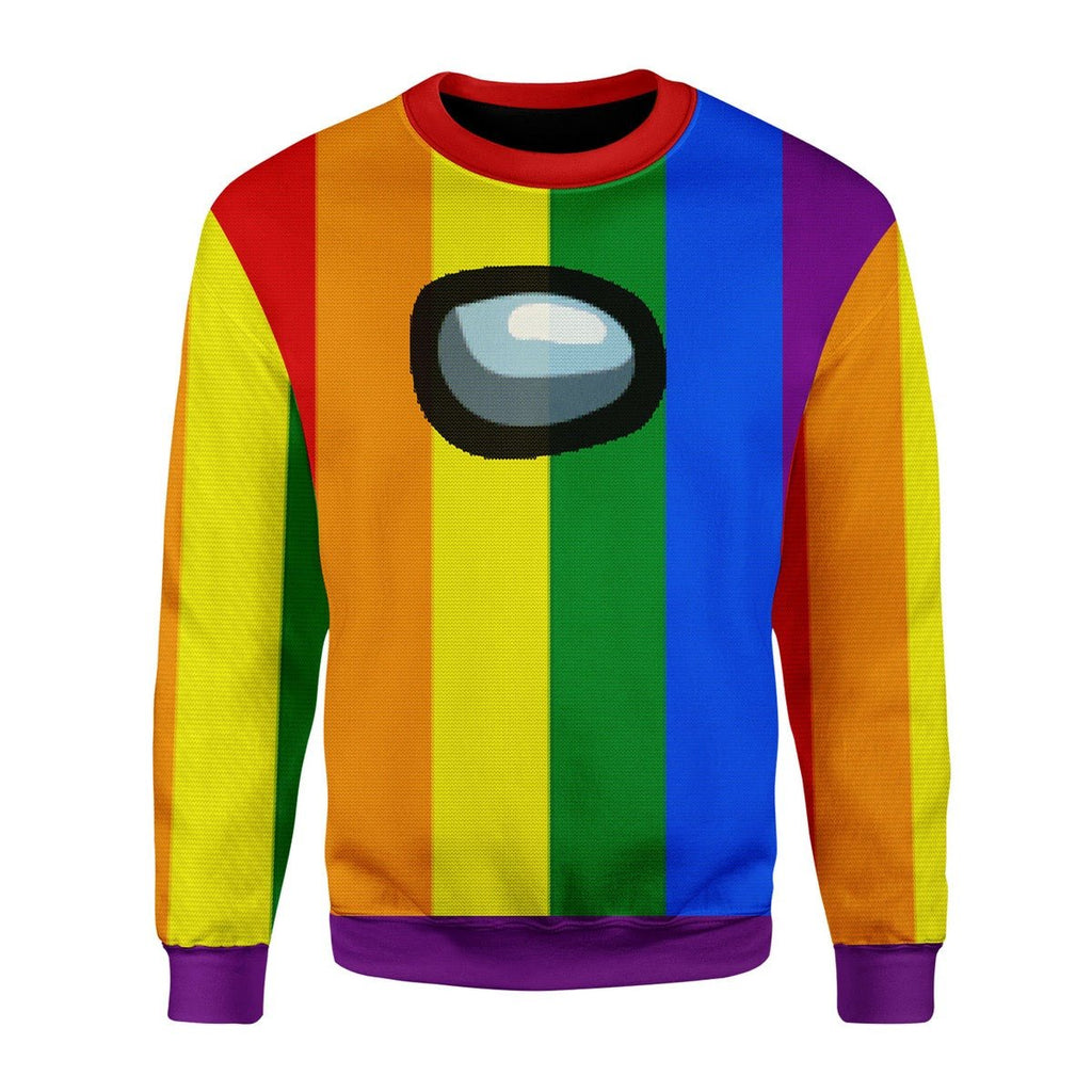 Gearhomies Christmas Unisex Sweater LGBTQ+ Among Us 3D Apparel