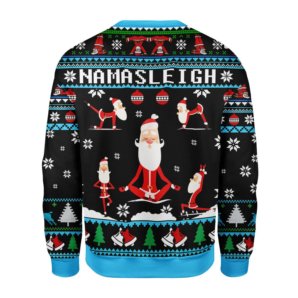 Gearhomies Christmas Unisex Sweater Namasleigh Ugly Christmas 3D Apparel