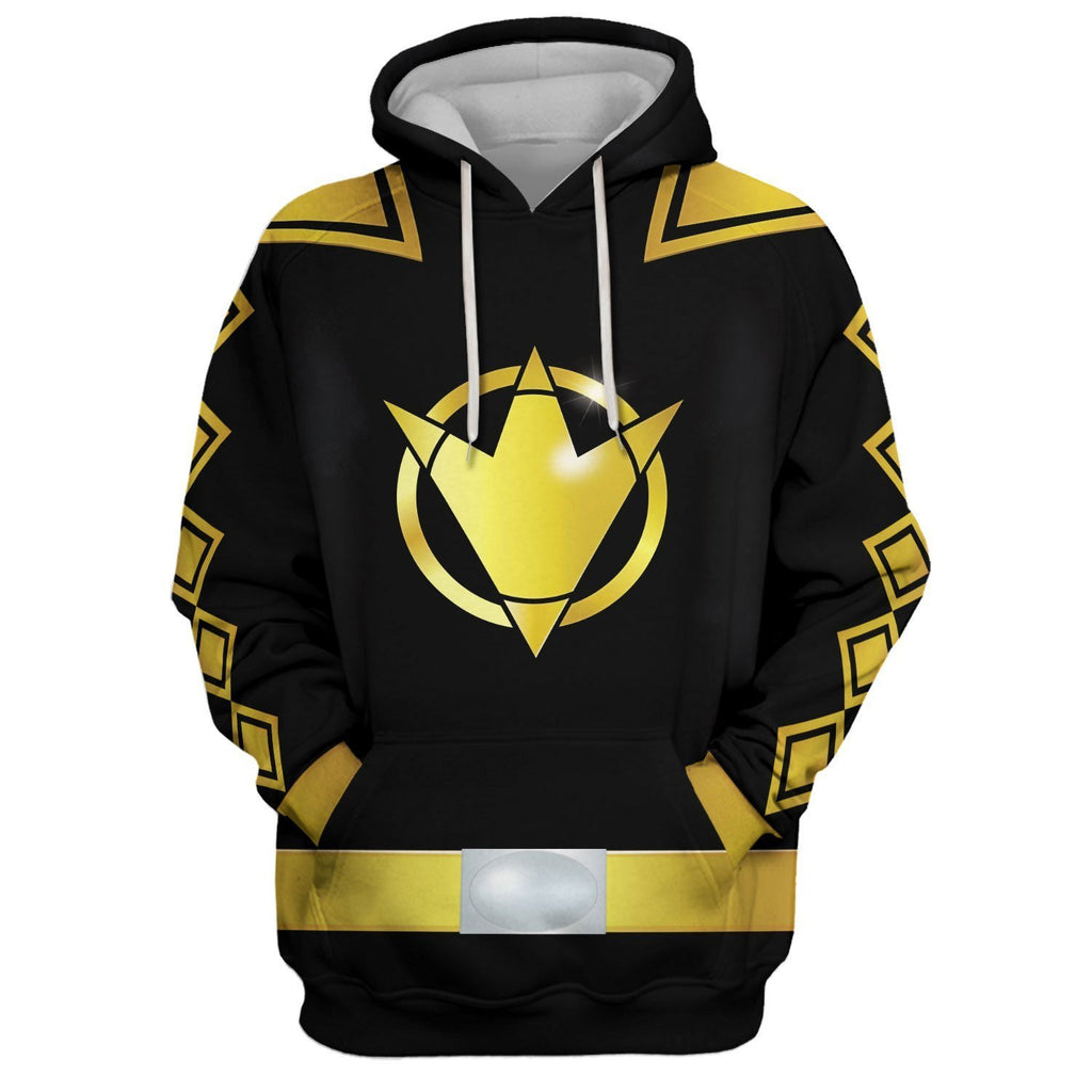 Dino Thunder Black Ranger Hoodie / S Qm88