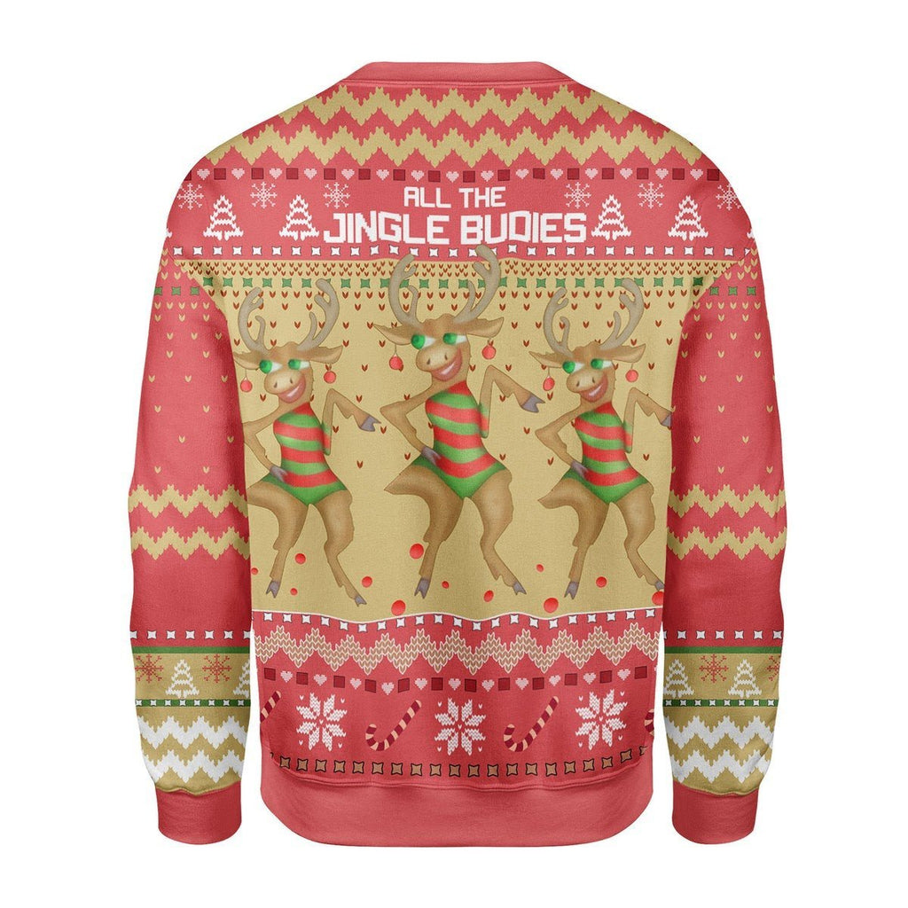 Gearhomies Christmas Unisex Sweater All The Single Budies 3D Apparel