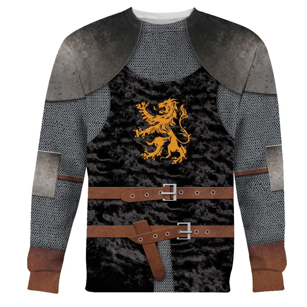 Heraldic Knight Black Long Sleeves / S Co1102001