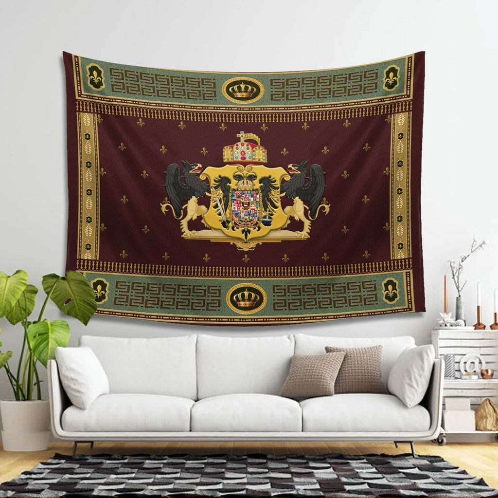 Coat Of Arms Francis Ii Holy Roman Empire Tapestry Carpet - 2 Holes / S (29.5 X 35.4 Inches 2.5 X 3