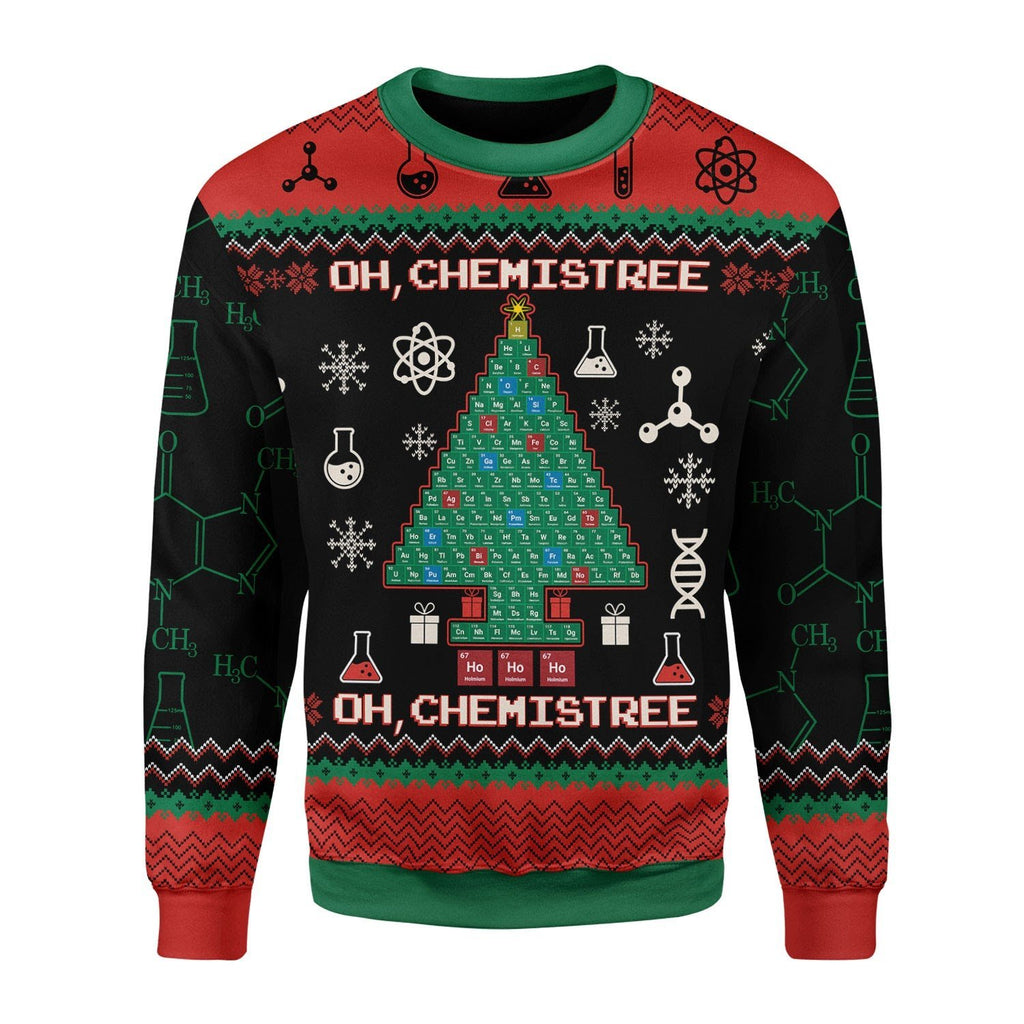 Gearhomies Christmas Unisex Sweater Oh Chemis Tree 3D Apparel