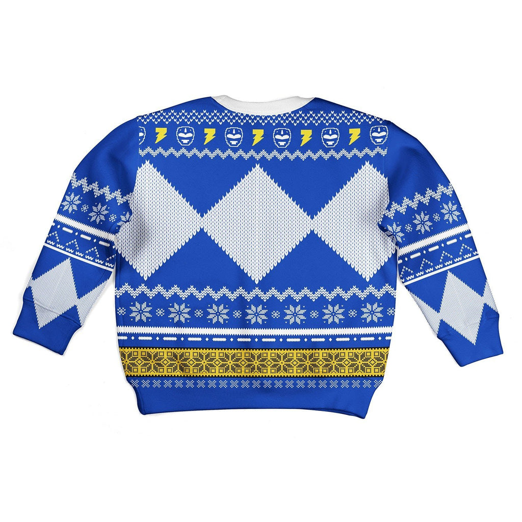 Gearhomies 3D Sweatshirt Blue MightyMorphin