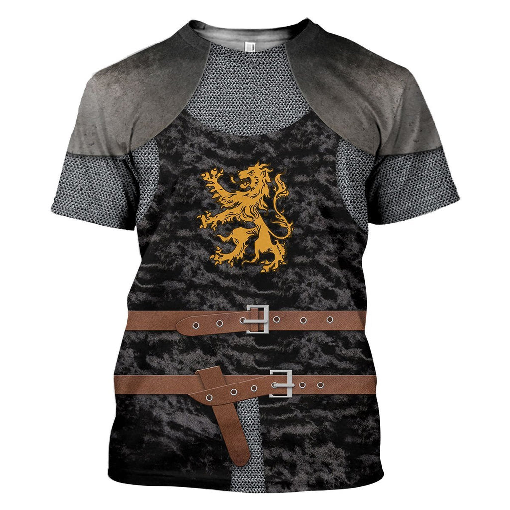Heraldic Knight Black T-Shirt / S Co1102001