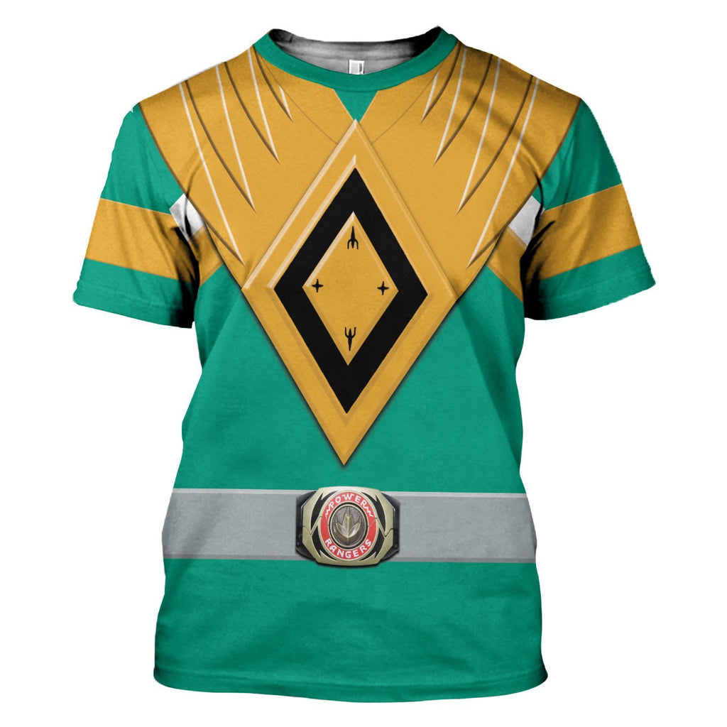 Green Ranger Legacy Mmpr T-Shirt / S Qm12