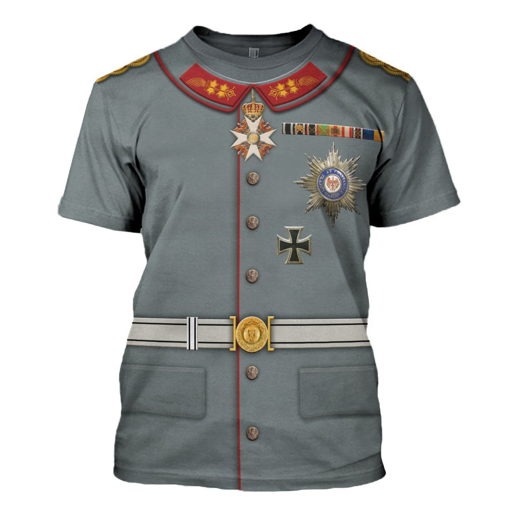 Wilhelm Ii Former German Emperor T-Shirt / S Qm614