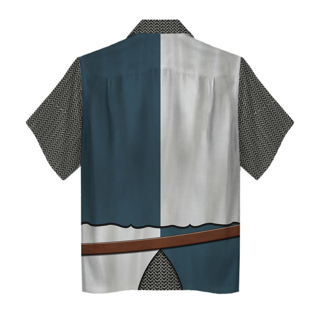 French Knight Hawaiian Shirt Qm765