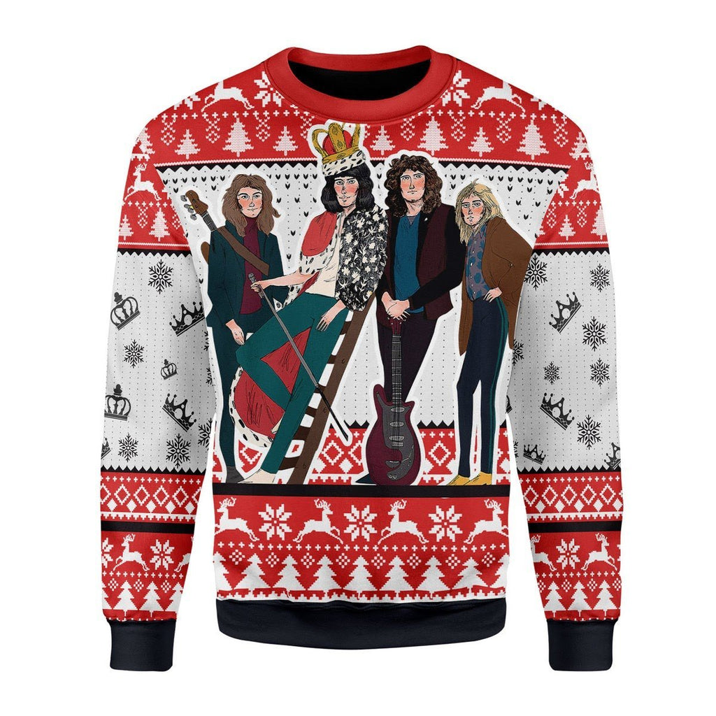 Gearhomies Christmas Unisex Sweater Queen 3D Apparel