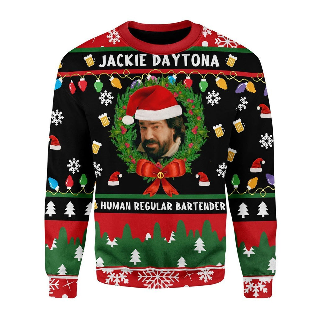 Gearhomies Christmas Unisex Sweater Jackie Daytona Ugly Christmas 3D Apparel