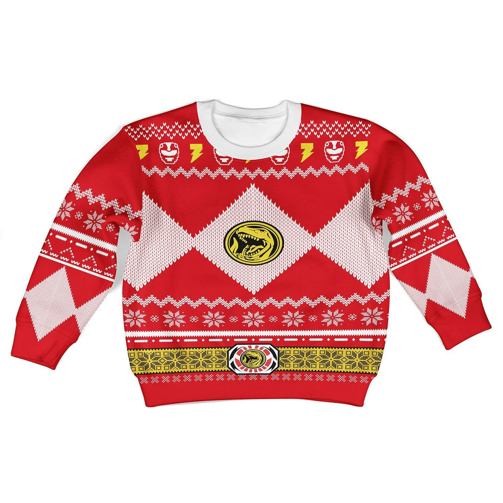 Gearhomies 3D Sweatshirt Red MightyMorphin