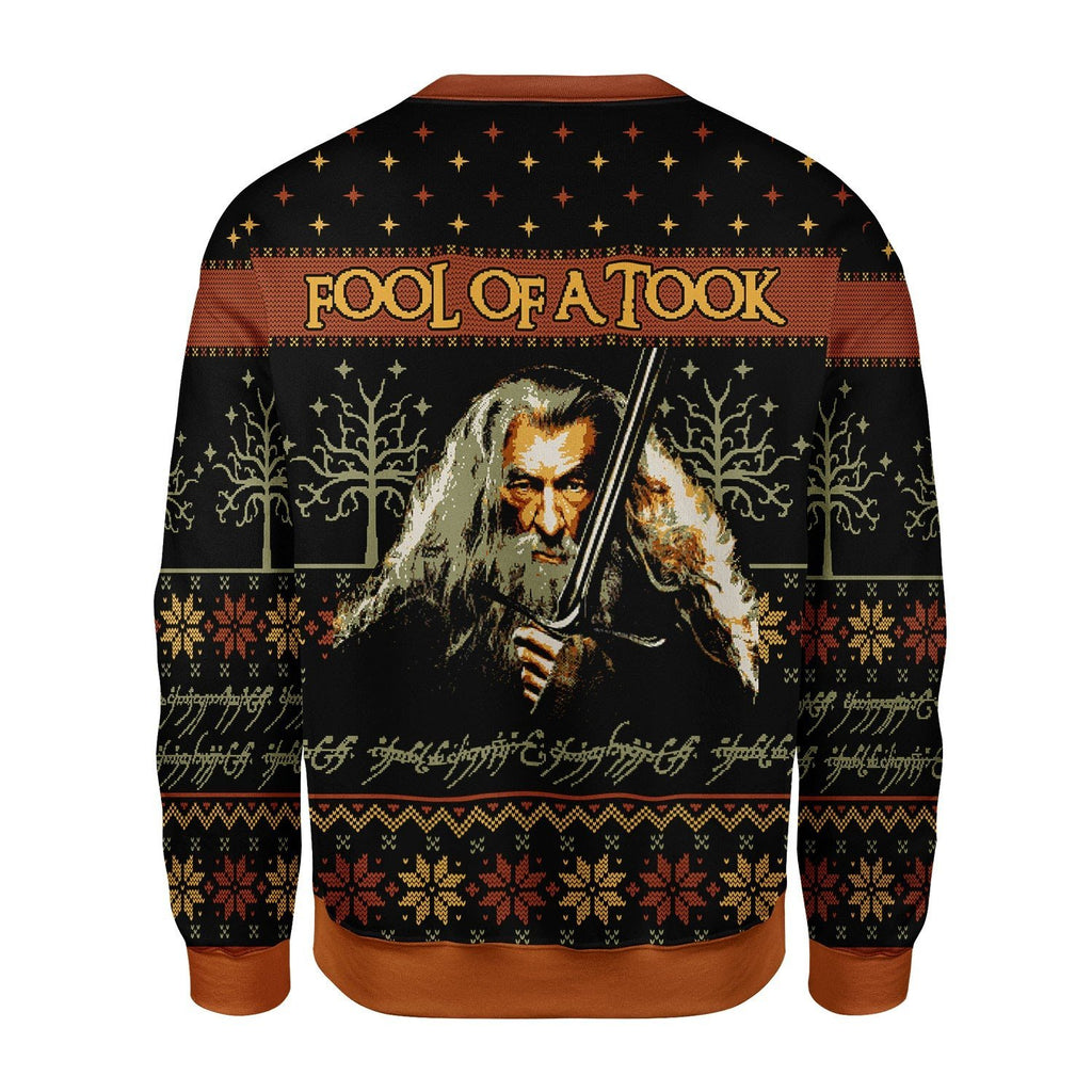 Gearhomies Christmas Unisex Sweater Fool Of A Took Ugly Christmas 3D Apparel