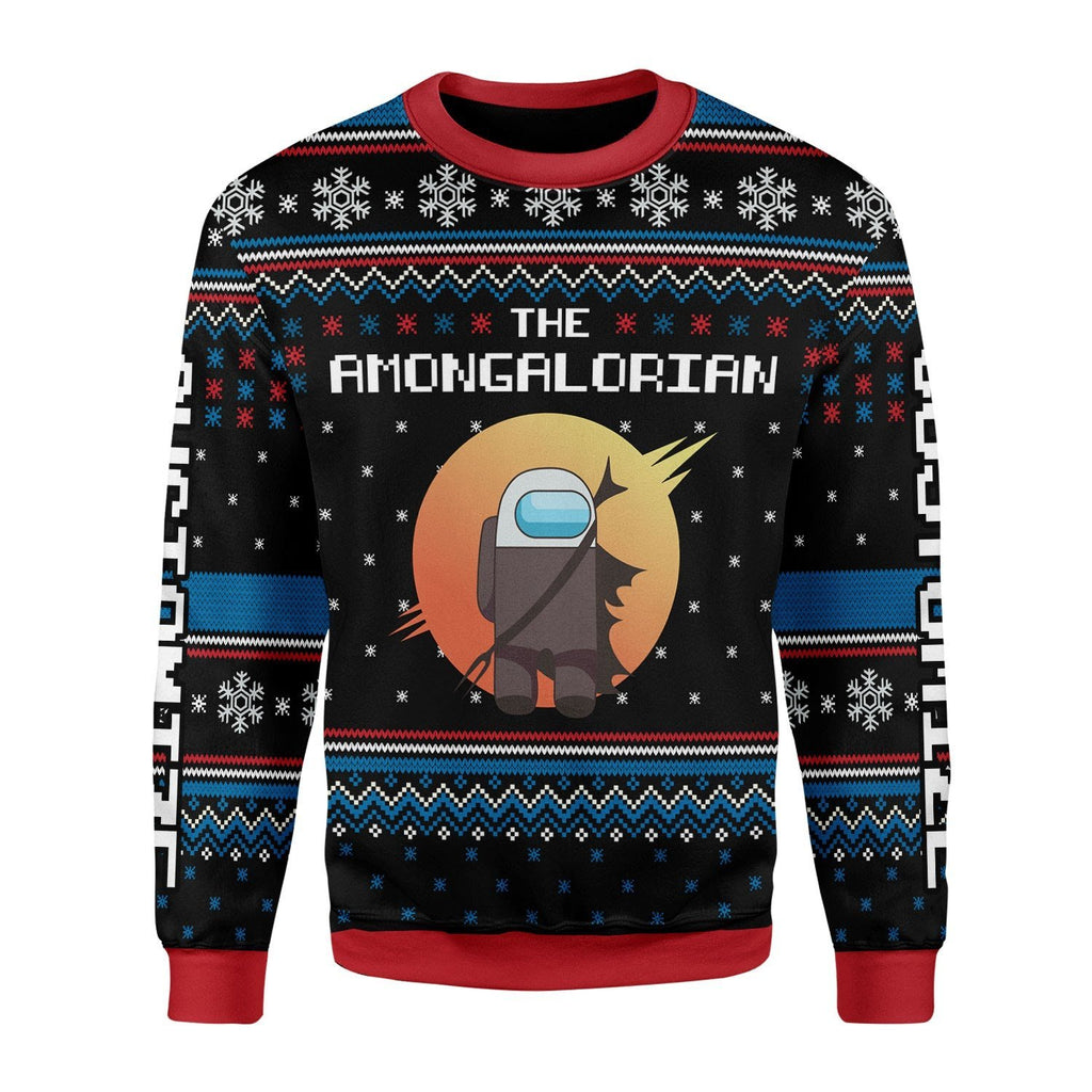 Gearhomies Christmas Unisex Sweater The Amongalorian Custom Name 3D Apparel